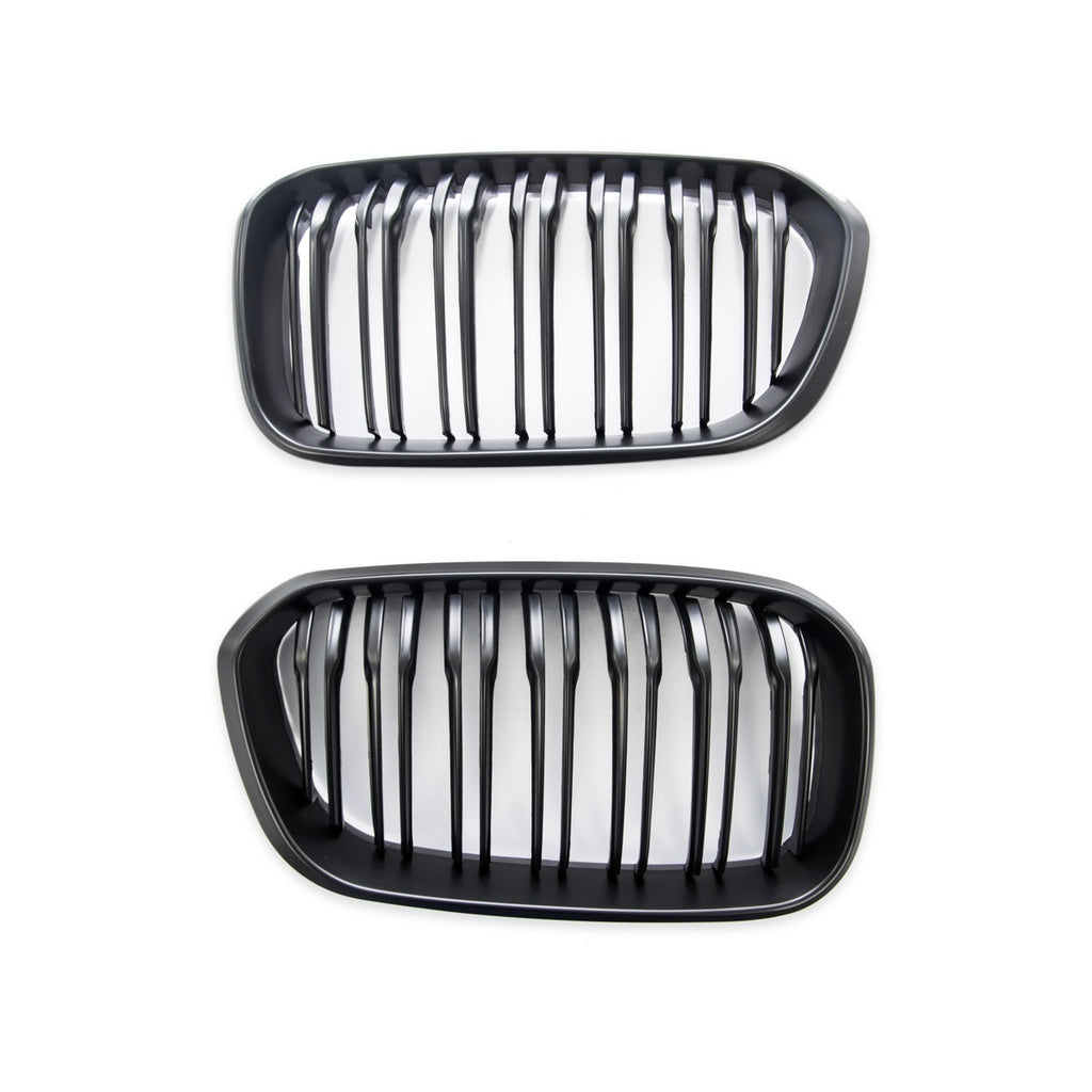 Sport Grill Dual Line Matt Schwarz BMW 1 Hatchback Facelift 2015-2019 