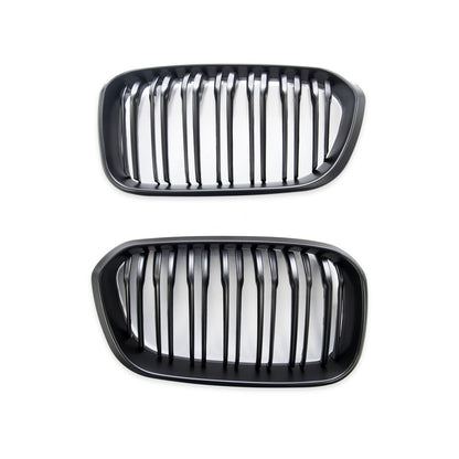 Sport Grill Dual Line Matt Schwarz BMW 1 Hatchback Facelift 2015-2019 