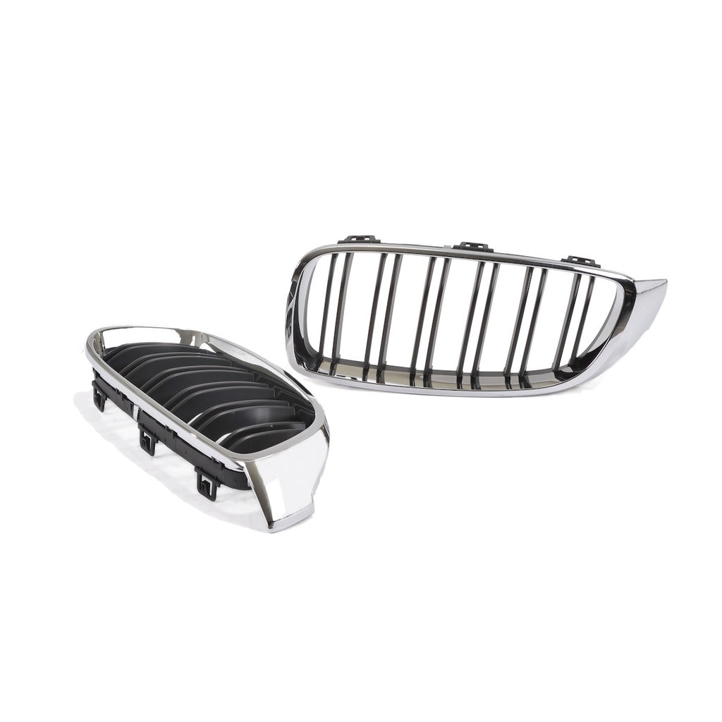 Sport Kühlergrill Dual Line Chrome & Black BMW 4 Modell 2013-2021