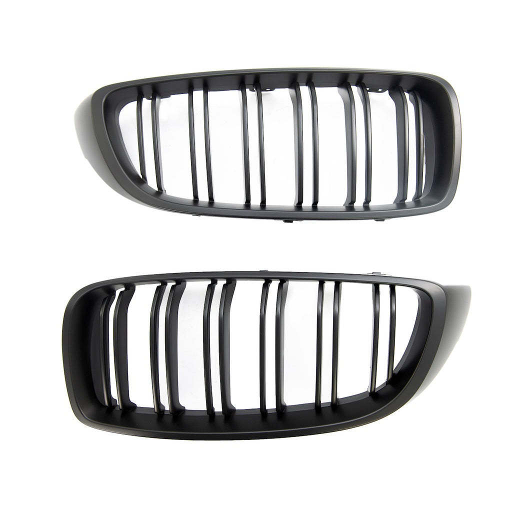 Sport Grill Matt Schwarz passend für BMW 4 Modelle 2013-2021 Single Line