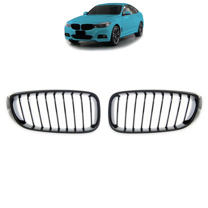 Single Line Hochglanz Schwarz Frontgrill passend für BMW 3er F34 GT 2013-2021
