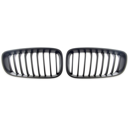 Matt Schwarz Single Line Frontgrill passend für BMW 3er GT (F34) 2013-2020