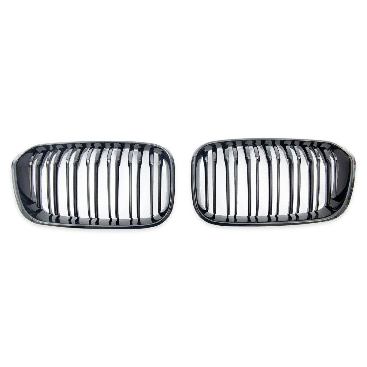 Dual Line Hochglanz Schwarz Frontgrill passend für BMW 3er F34 GT 2013-2020