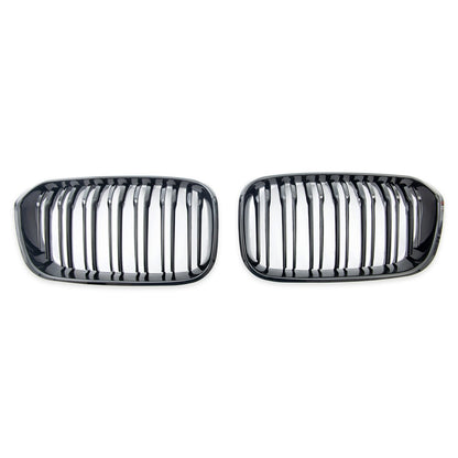 Dual Line Hochglanz Schwarz Frontgrill passend für BMW 3er F34 GT 2013-2020
