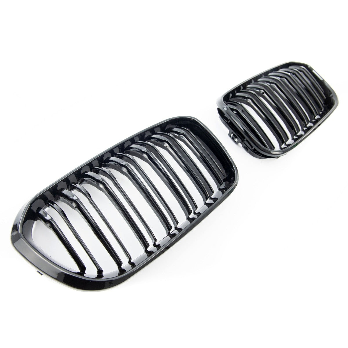 Dual Line Hochglanz Schwarz Frontgrill passend für BMW 3er F34 GT 2013-2020