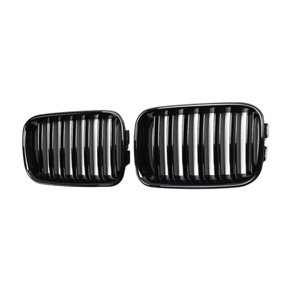 Sportgrill Hochglanz Schwarz Doppelrahmen passend für BMW 3er E36 1991-1996