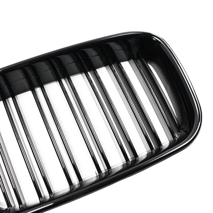 Sportgrill Hochglanz Schwarz Doppelrahmen passend für BMW 3er E36 1991-1996