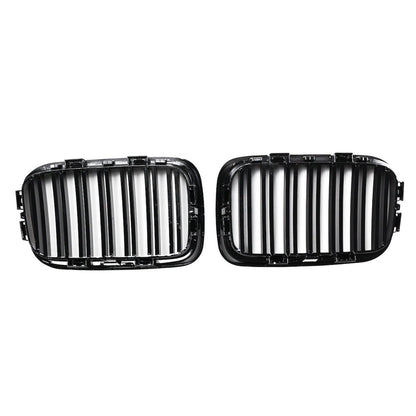 Sportgrill Hochglanz Schwarz Doppelrahmen passend für BMW 3er E36 1991-1996