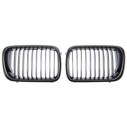 Sportgrill Einzelframe Matt Schwarz passend für BMW 3er E36 1996-1999