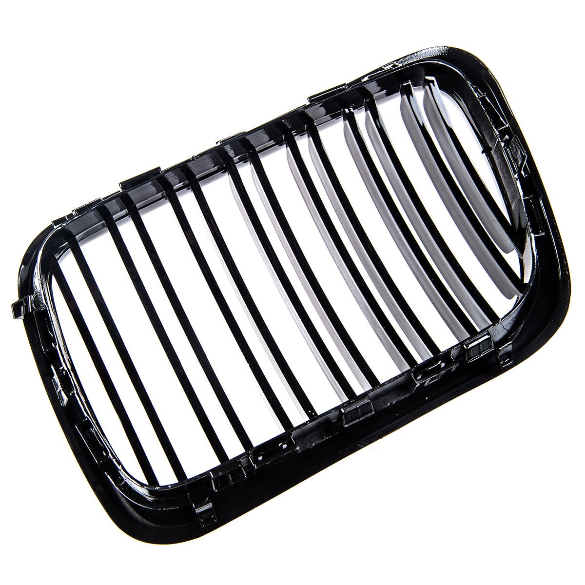 Sportgrill Hochglanz Schwarz Doppelrahmen passend für BMW 3er E36 1996-2000