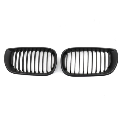Kühlergrill Einzel-Linie Matt Schwarz passend für BMW 3 E46 Limousine Compact 01-05