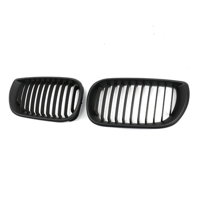 Kühlergrill Einzel-Linie Matt Schwarz passend für BMW 3 E46 Limousine Compact 01-05