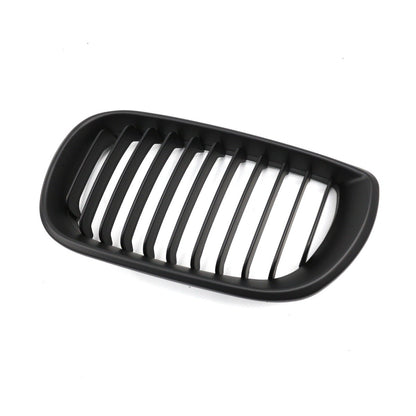 Kühlergrill Einzel-Linie Matt Schwarz passend für BMW 3 E46 Limousine Compact 01-05