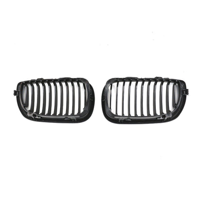 Kühlergrill Einzel-Linie Matt Schwarz passend für BMW 3 E46 Limousine Compact 01-05