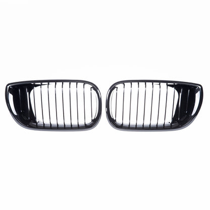 Kühlergrill Hochglanz Schwarz passend für BMW 3er E46 Limousine/Touring 2001-2005