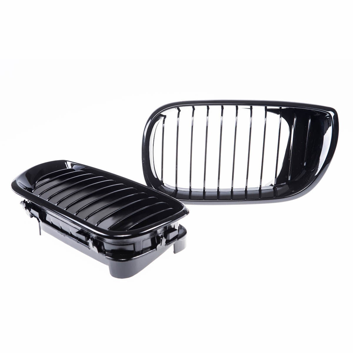 Kühlergrill Hochglanz Schwarz passend für BMW 3er E46 Limousine/Touring 2001-2005