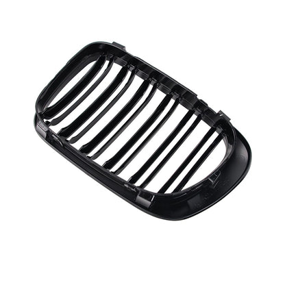 Kühlergrill Hochglanz Schwarz Doppel Linie passend für BMW 3er E46 1999-2003
