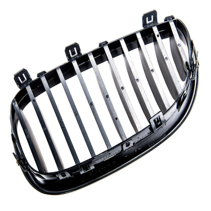 Kühlergrill Hochglanz Schwarz passend für BMW 5er E60 E61 2003-2010