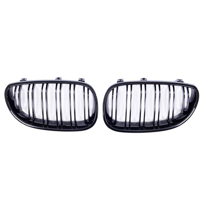 Kühlergrill Hochglanz Schwarz passend für BMW 5er E60 E61 2003-2010