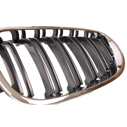 Sport Kühlergrill Dual Line Chrome & Black BMW 5 Limousine Touring 2003-2010 