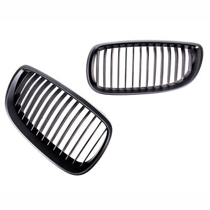 Kühlergrill Single Line Matt Schwarz passend für BMW 3er E92 E93 2005-2010