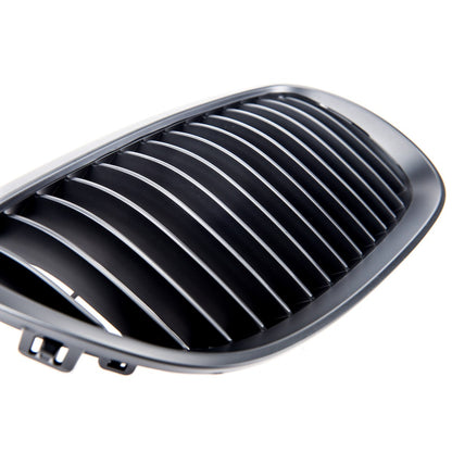 Kühlergrill Single Line Matt Schwarz passend für BMW 3er E92 E93 2005-2010