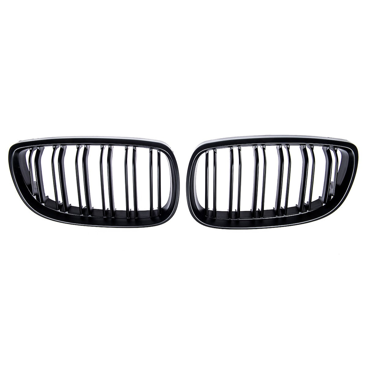 Doppel-Linie Matt Schwarz Grill passend für BMW 3er E92 E93 2005-2010