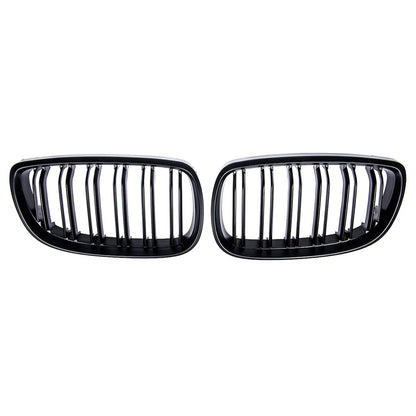 Doppel-Linie Matt Schwarz Grill passend für BMW 3er E92 E93 2005-2010