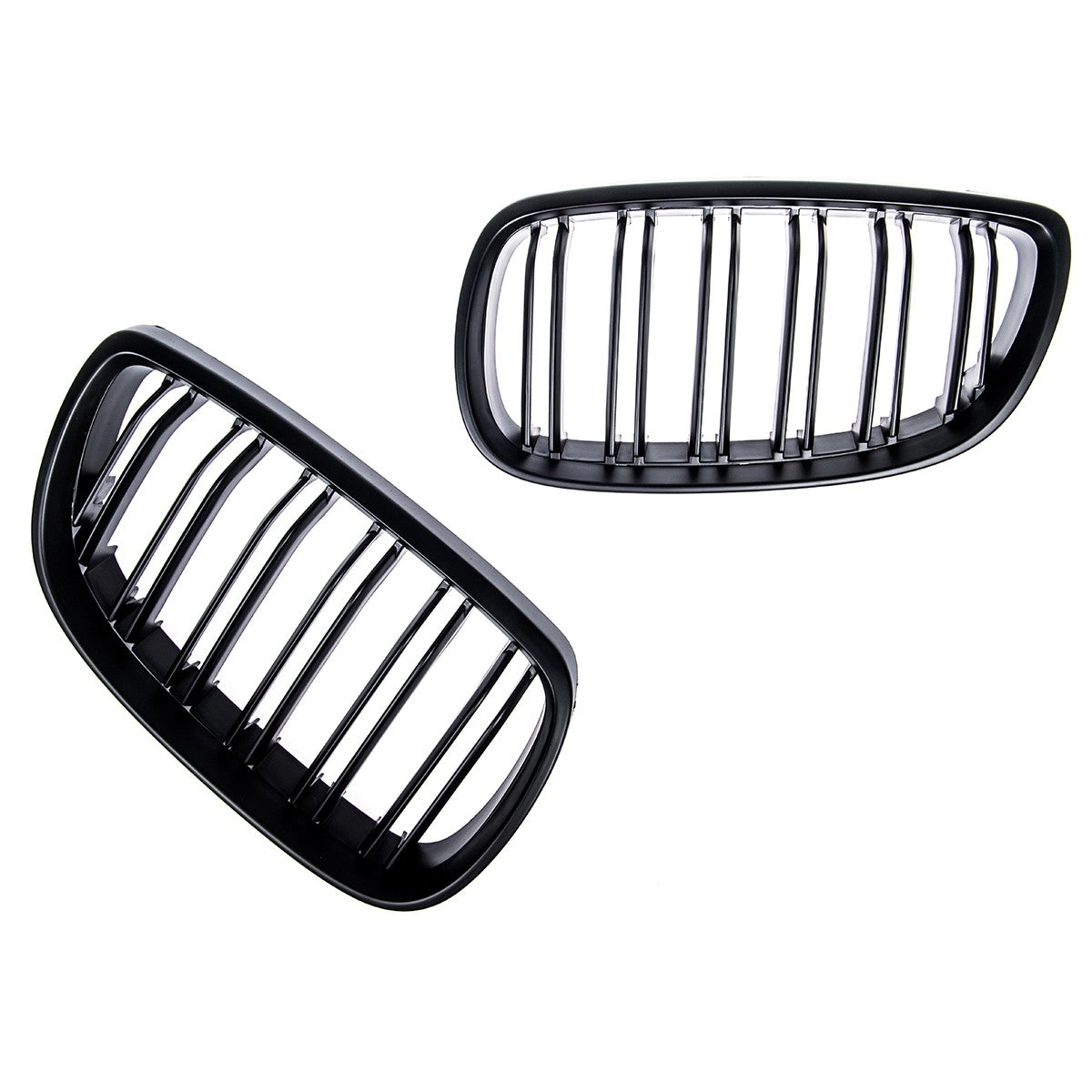Doppel-Linie Matt Schwarz Grill passend für BMW 3er E92 E93 2005-2010