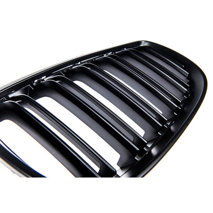 Doppel-Linie Matt Schwarz Grill passend für BMW 3er E92 E93 2005-2010