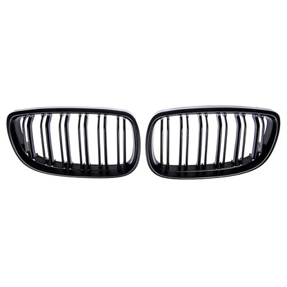 Sport Kühlergrill Dual Line Matt Schwarz für BMW 3 E92 Coupé E93 Cabrio 2005-2010 