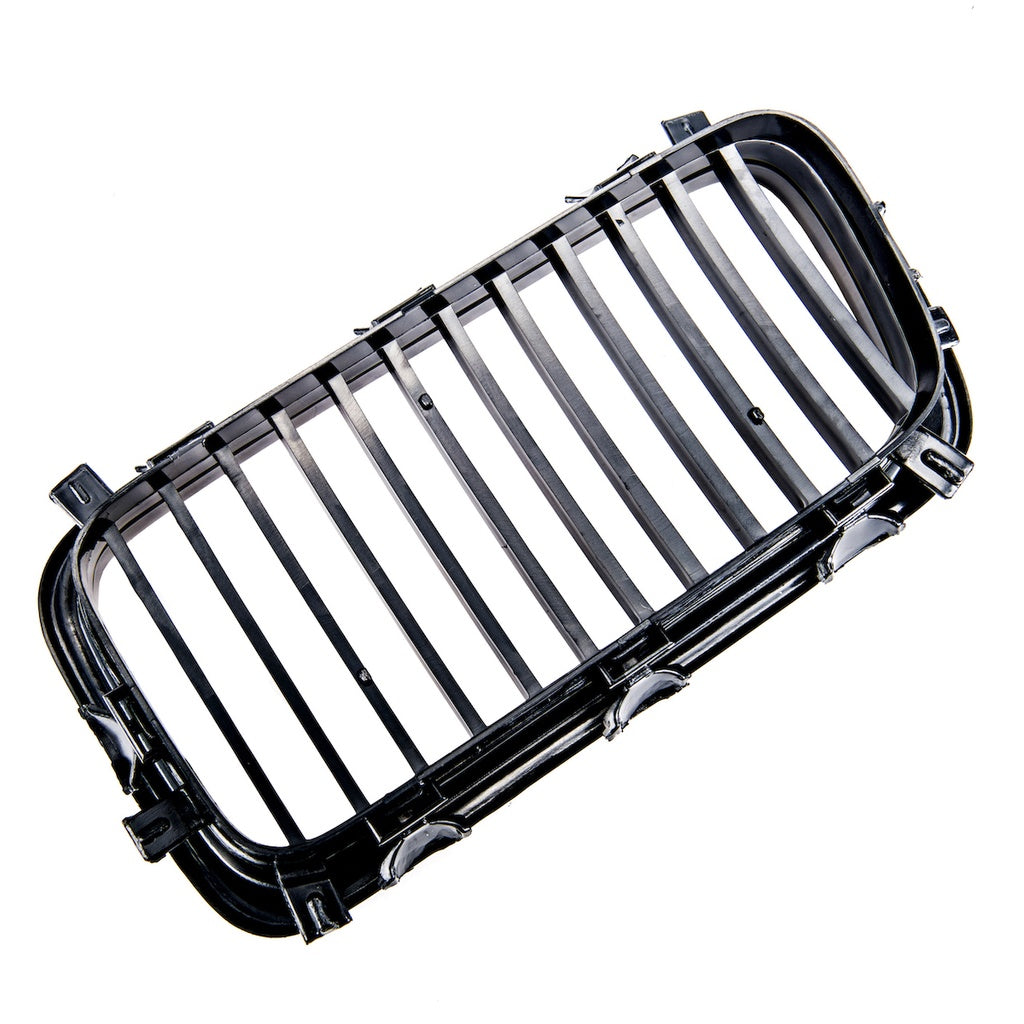 Sport Grill Glanz Schwarz für BMW 7 E38 Pre-Facelift 1994-1999 Einzelne Linie