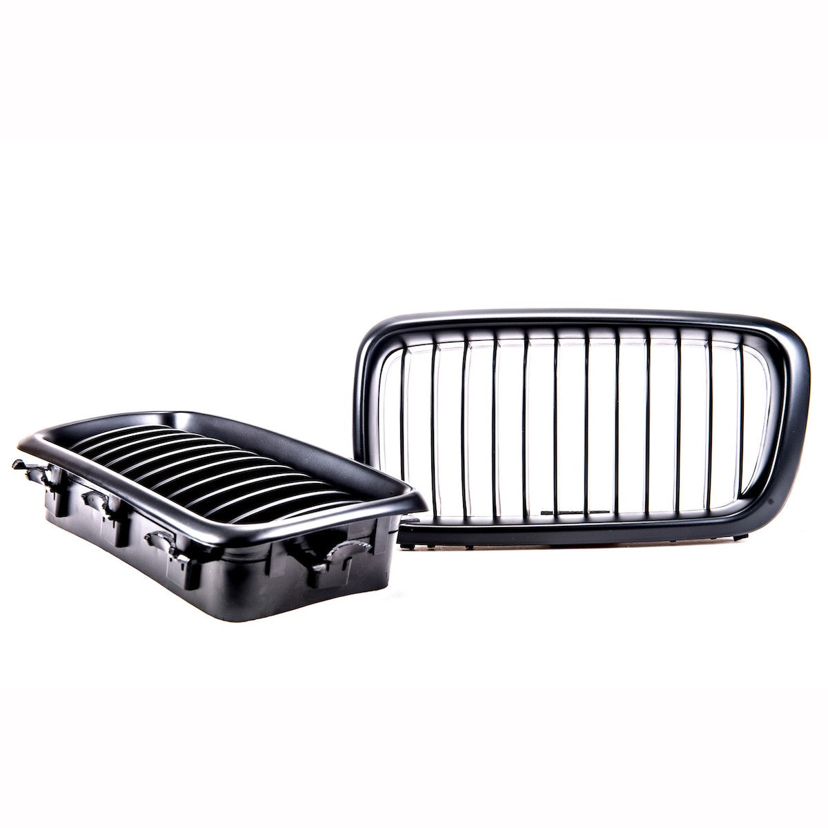 Kühlergrill Einlinie Matt Schwarz passend für BMW 7er E38 1994-2001