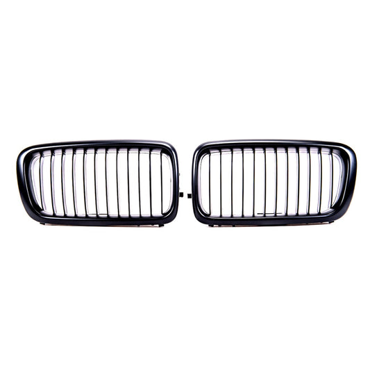 Sport Kühlergrill Single Line Matt Schwarz BMW 7 E38 1994-2001