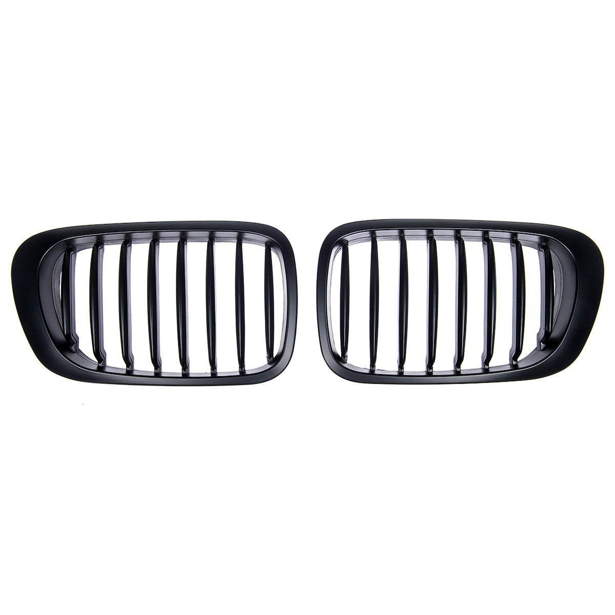 Grill Einzellinie Matt Schwarz passend für BMW 3er E46 Coupé/Convertible 1999-2003