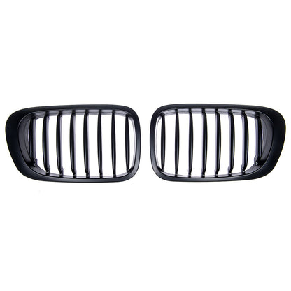 Grill Einzellinie Matt Schwarz passend für BMW 3er E46 Coupé/Convertible 1999-2003