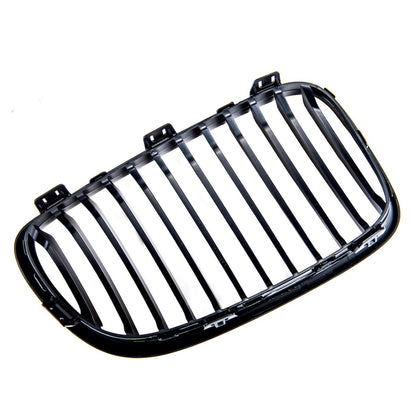 Frontgrill Hochglanz Schwarz passend für BMW 1er E81 E82 E87 E88 2007-2012