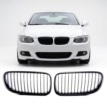 Grill Einzellinie Matt Schwarz passend für BMW 3er E92 E93 2010-2013