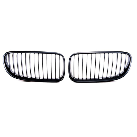 Sport Grill Single Line Mattschwarz für BMW 3 E92 Coupe E93 Cabrio Facelift 2010-2013