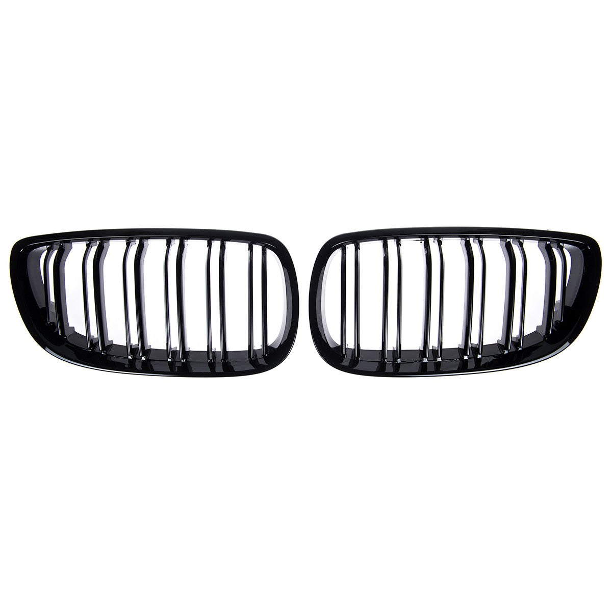 Vorderer Grill Hochglanz Schwarz Doppel-Linie passend für BMW 3 E92 E93 2005-2010