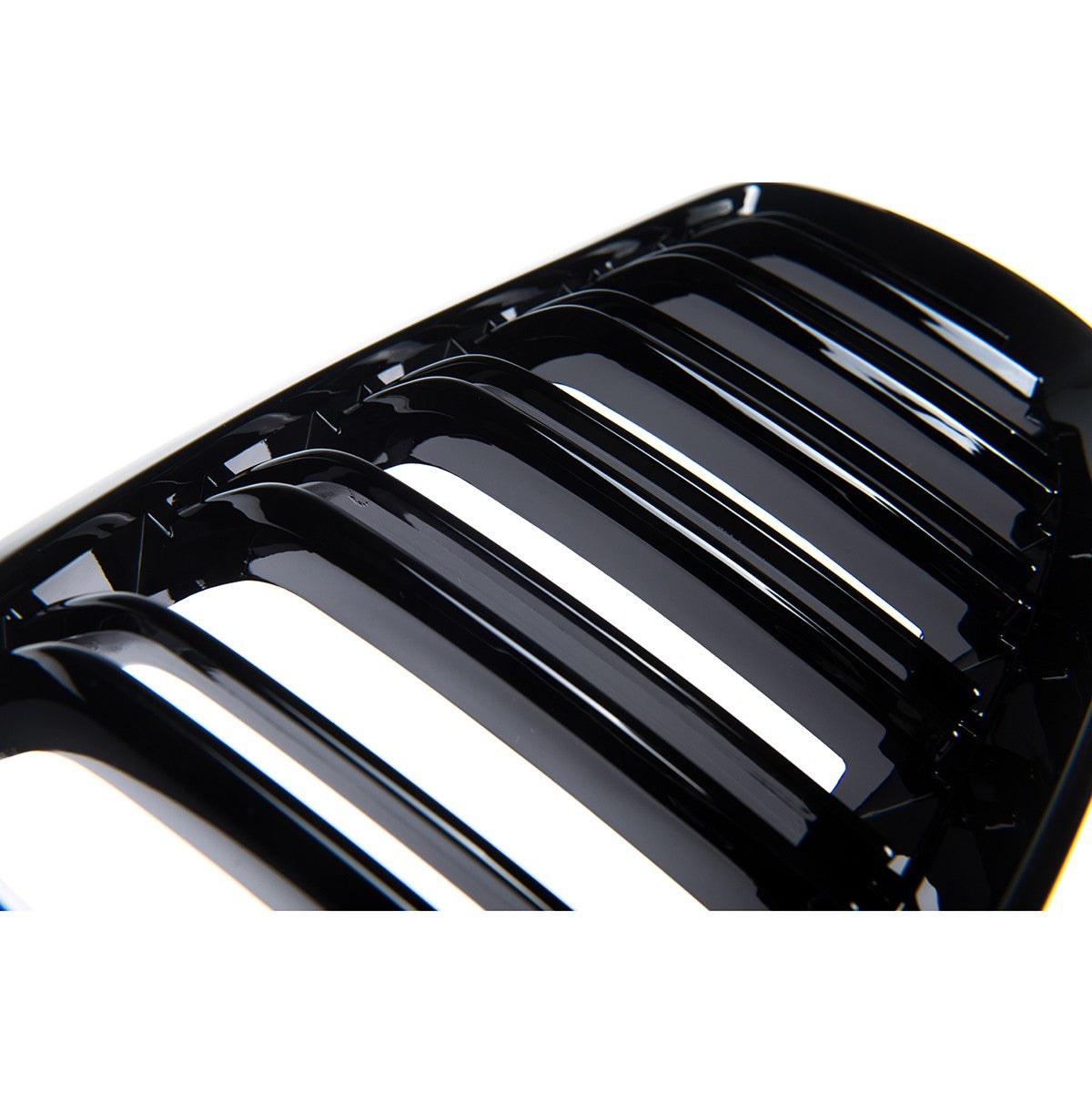 Vorderer Grill Hochglanz Schwarz Doppel-Linie passend für BMW 3 E92 E93 2005-2010