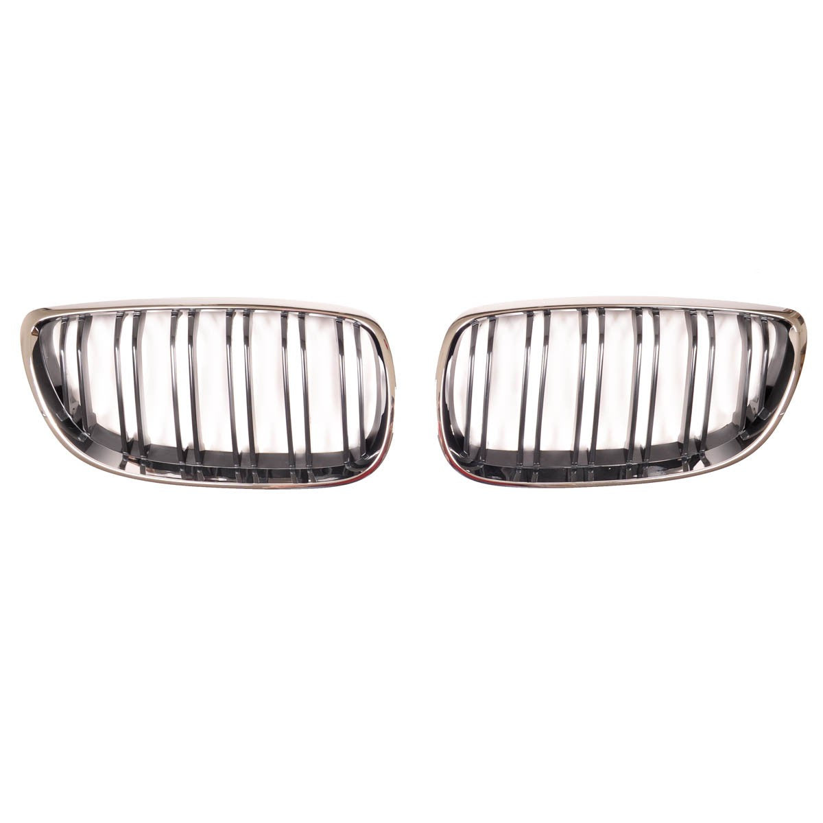 Doppel-Linie Chrom & Schwarz Grill passend für BMW 3er E92 E93 2005-2010