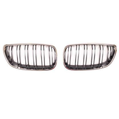 Doppel-Linie Chrom & Schwarz Grill passend für BMW 3er E92 E93 2005-2010