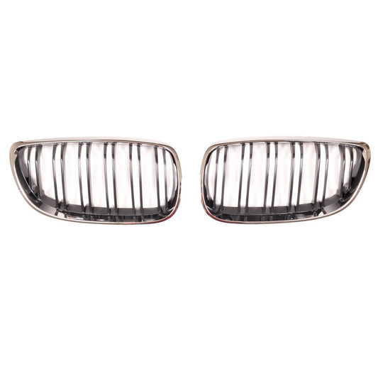 Sport Kühlergrill Dual Line Chrome Black für BMW 3 E92 Coupé E93 Cabrio 2005-2010