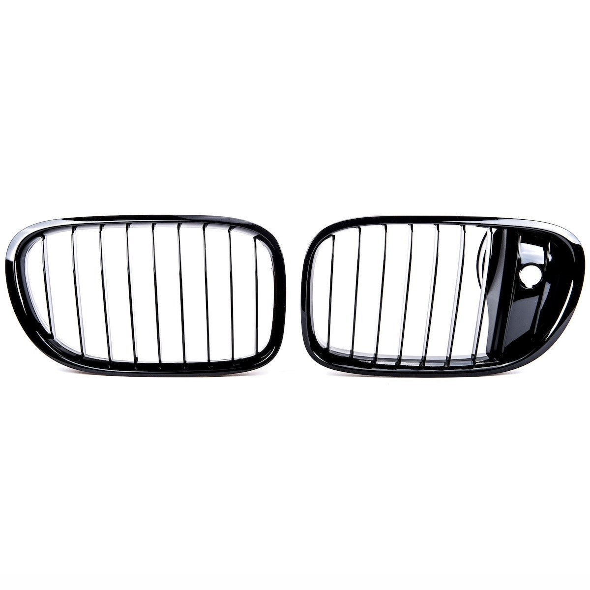 Hochglanz Schwarzer Einzel-Linie Vordergrill passend für BMW 7er F01-F04 2012-2016