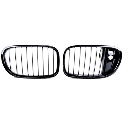 Hochglanz Schwarzer Einzel-Linie Vordergrill passend für BMW 7er F01-F04 2012-2016