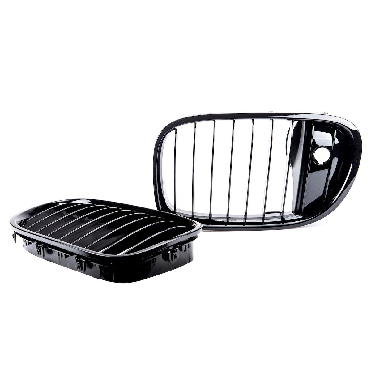 Hochglanz Schwarzer Einzel-Linie Vordergrill passend für BMW 7er F01-F04 2012-2016