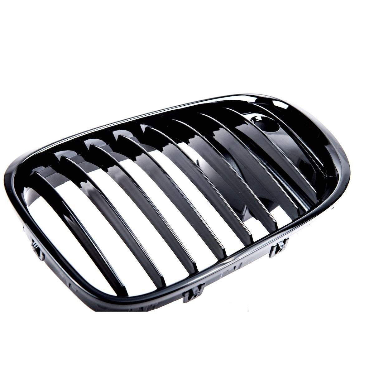 Hochglanz Schwarzer Einzel-Linie Vordergrill passend für BMW 7er F01-F04 2012-2016