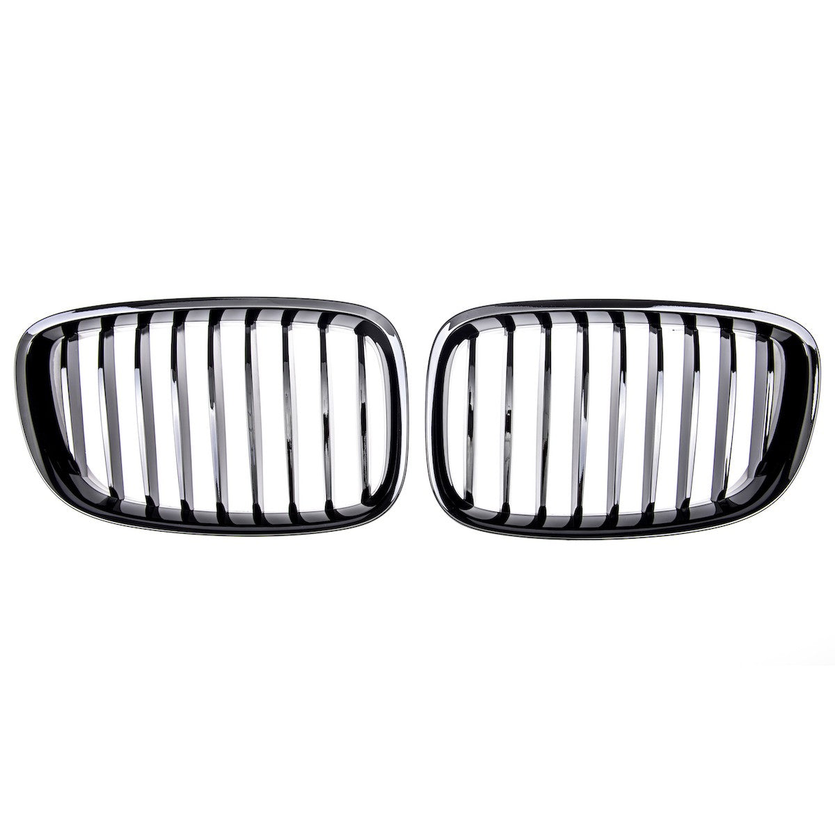 Hochglanz Schwarzer Einzel-Linie Vordergrill passend für BMW 5er GT F07 2013-2017