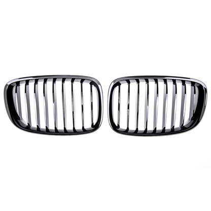 Hochglanz Schwarzer Einzel-Linie Vordergrill passend für BMW 5er GT F07 2013-2017